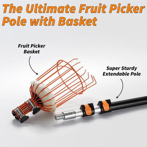 EXTEND-A-REACH durable aluminum pole delivers sturdy performance.