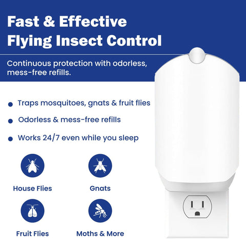 Extermina Zevo MAX compatible refill cartridge for long-lasting indoor trapping.