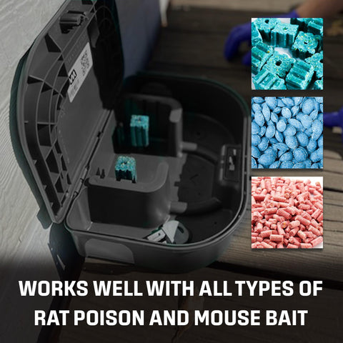 Low-profile Exterminators Choice bait station blends discreetly in any setting.
