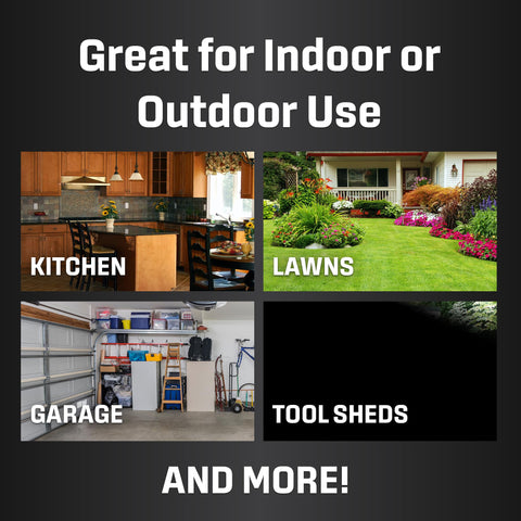 Exterminators Choice discreet green bait stations blend with shrubs for stealthy placement.