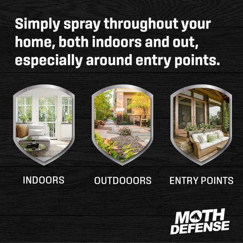 Exterminators Choice Moth Defense Spray Navajo rugs safe-use example.