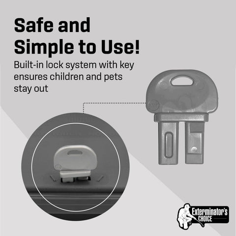 Exterminators Choice station key shown for secure access.