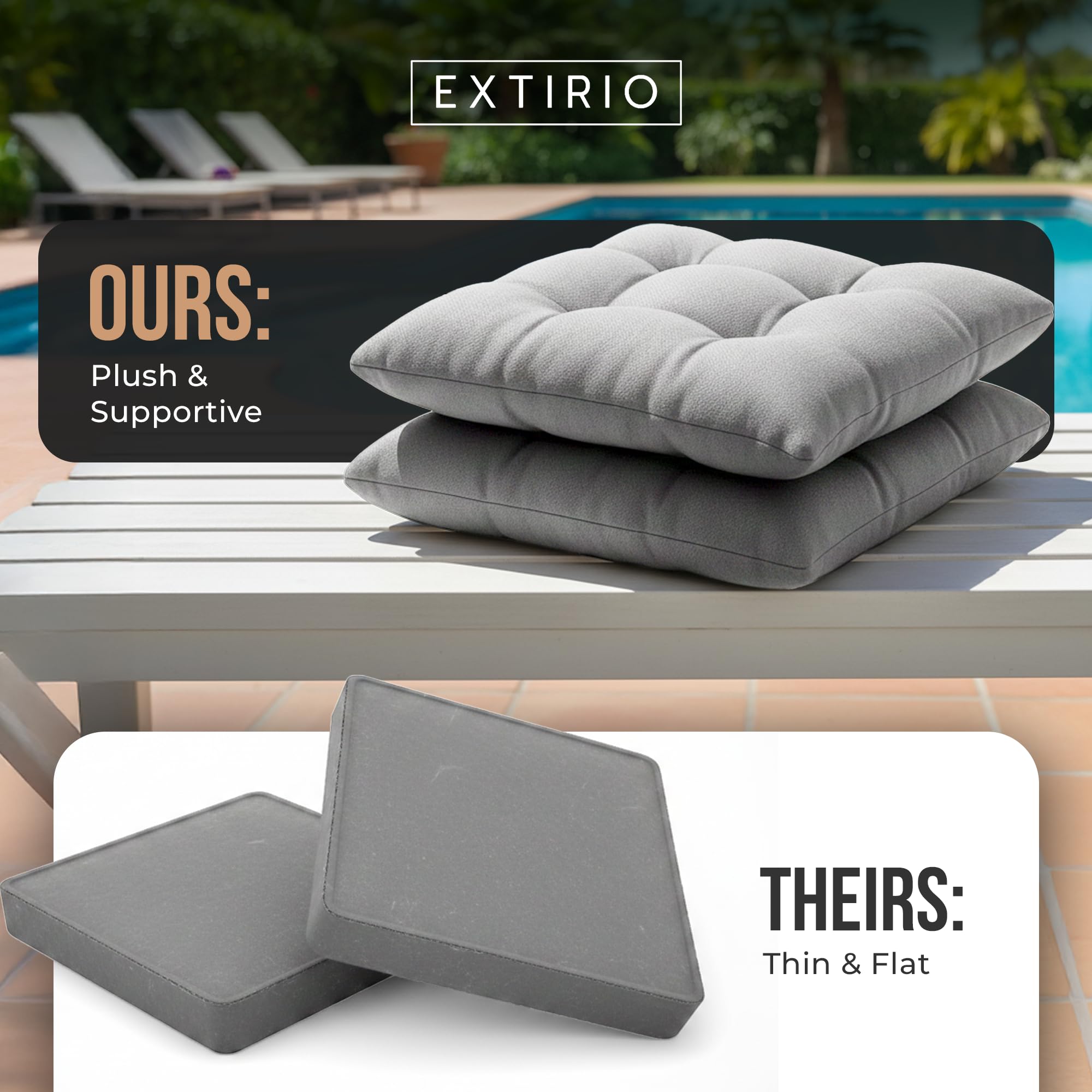 EXTIRIO hammock chair setup hardware kit included for quick installation
