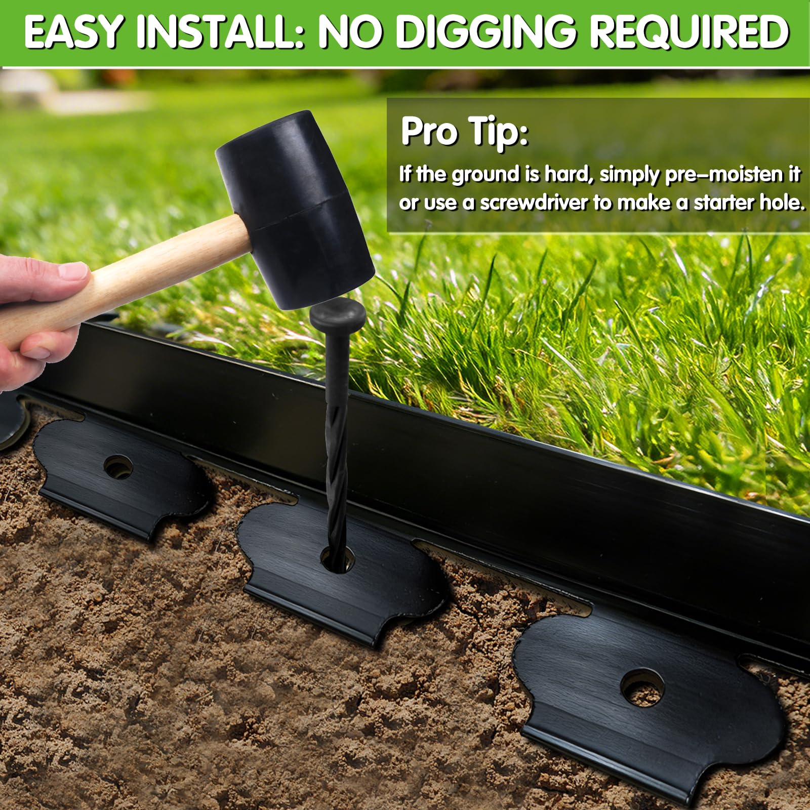 EXTRAEASY installation guide shows quick unroll and stake setup.