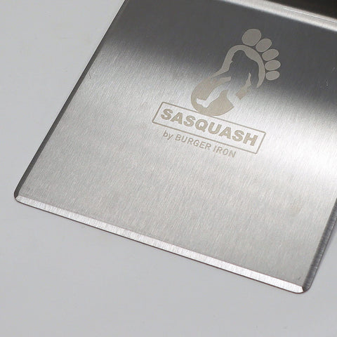Extra-wide 6x5-5 inch spatula surface ideal for crust and scraping on grills.