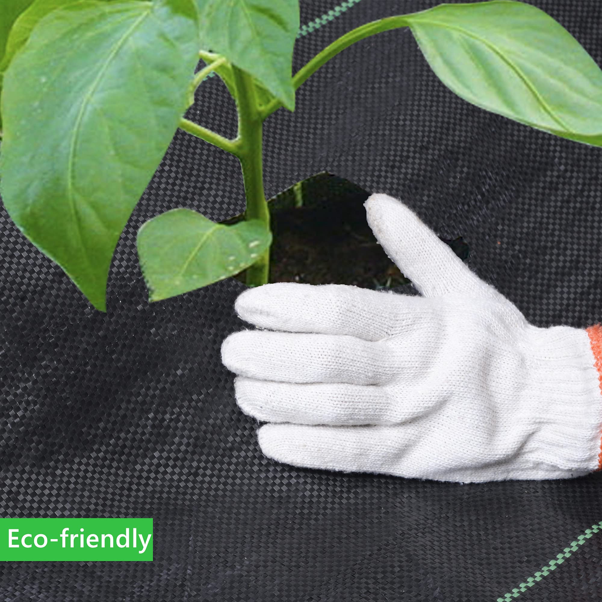 EXTRAEASY moisture-retaining weed fabric helps maintain soil moisture and reduce watering.