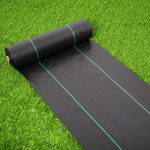 EXTRAEASY heavy-duty-weed-block-fabric demonstrates durability for garden paths.