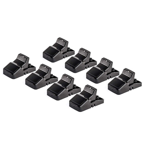 eXuby 8-pack rat traps in black finish for broad area coverage