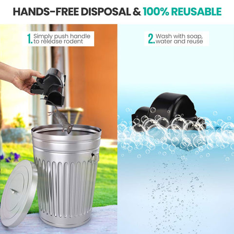 eXuby no poisons rat trap keeps chemicals away from home