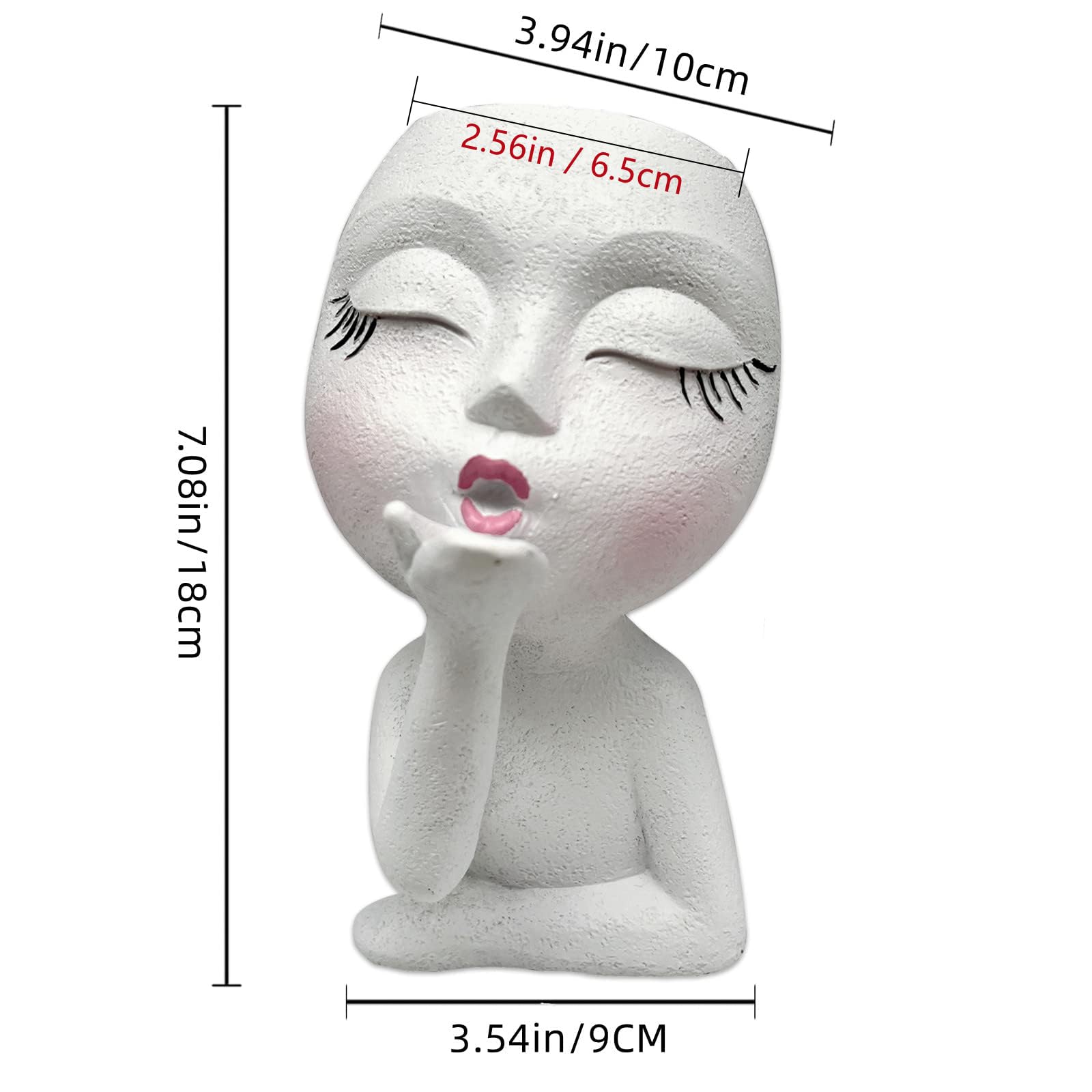 EylbKey gift-ready face planter for home or office decor.