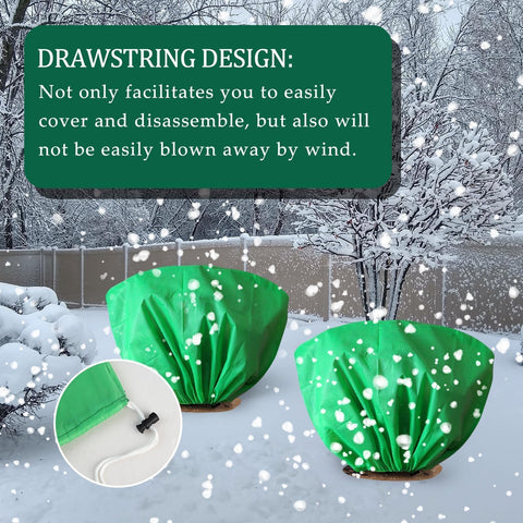 EYNDYN frost blanket wrap for gardens adds warmth and protection