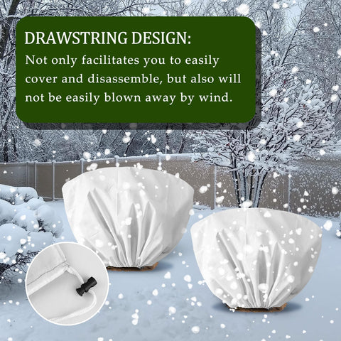 EYNDYN frost protection bag for outdoor gardens keeps delicate plants insulated