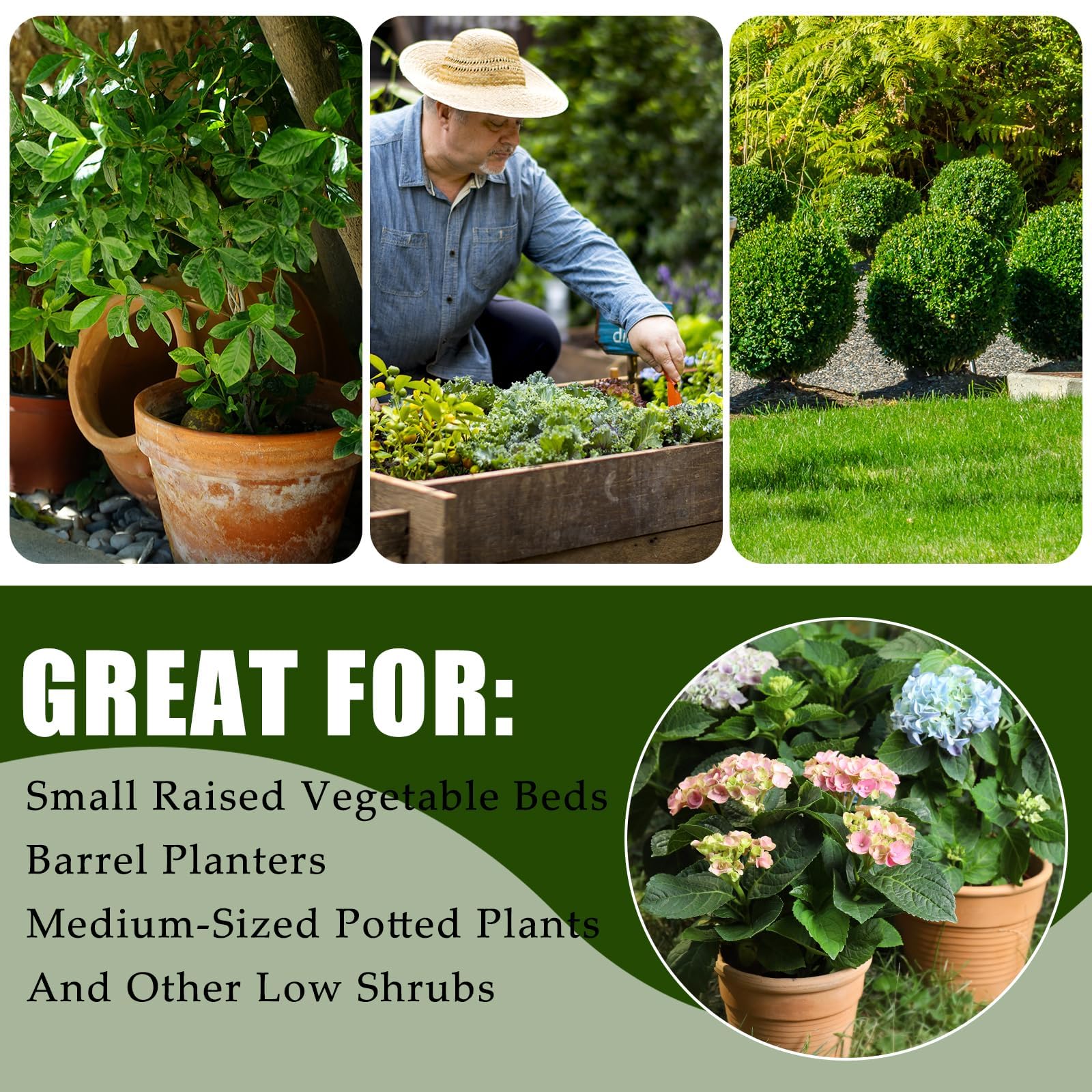 EYNDYN multi-use plant protector sleeve shields shrubs and potted plants from winter damage