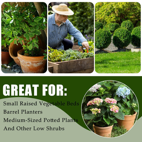 EYNDYN multi-use plant protector sleeve shields shrubs and potted plants from winter damage