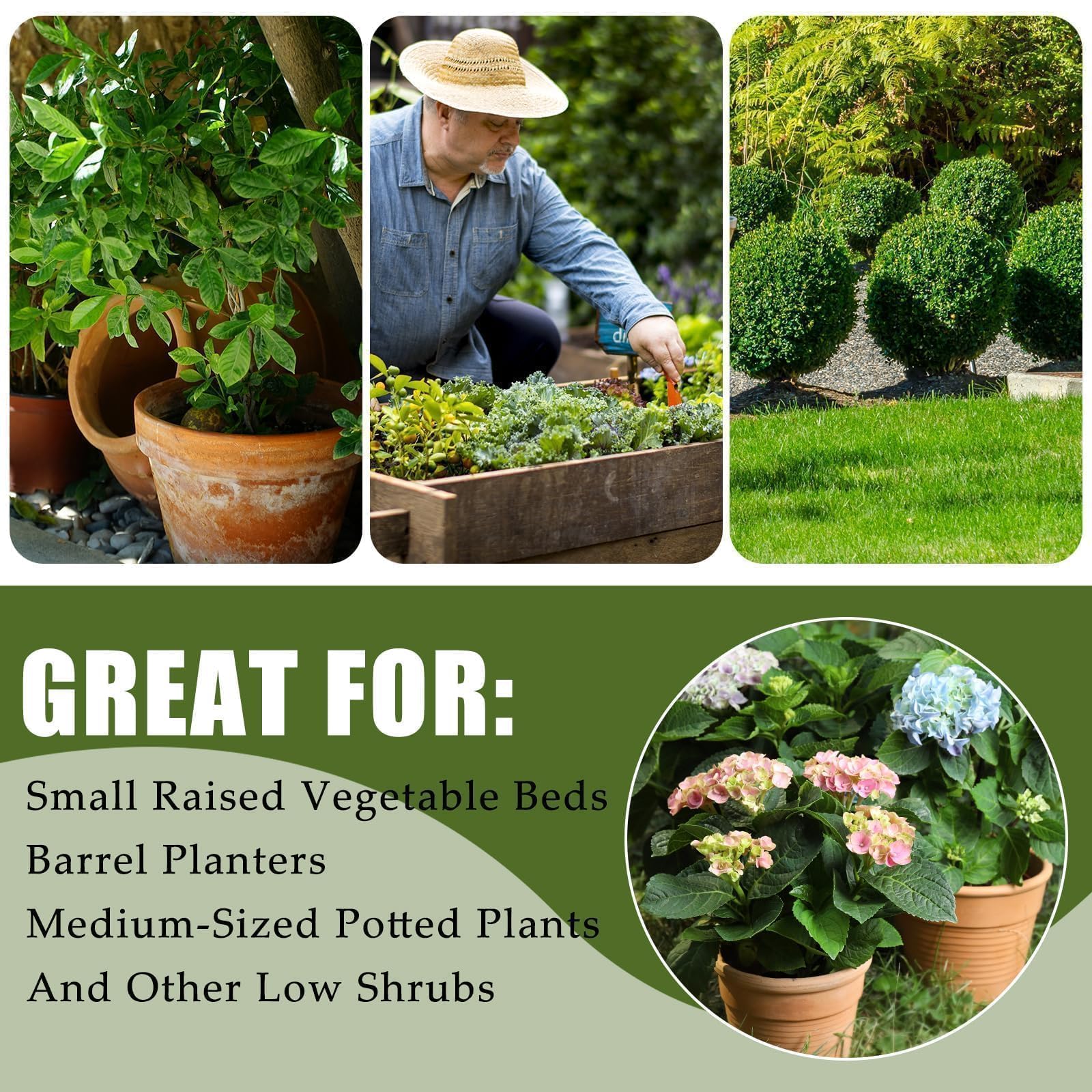 EYNDYN potted plant cover shields containers from frost