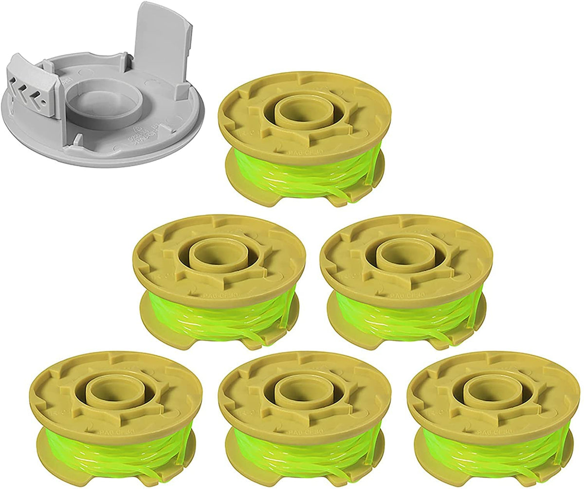 Eyoloty AC80RL3 spool closeup highlights durable 0.080-inch line for clean trims.