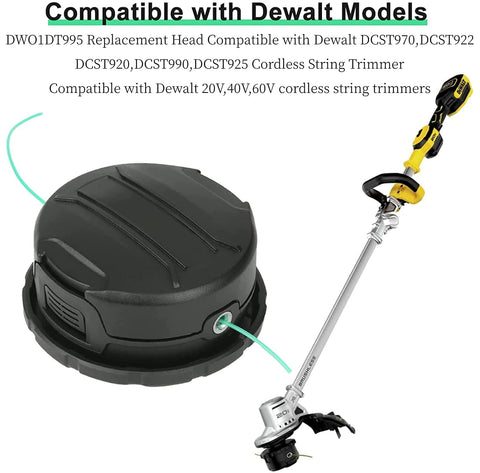 Eyoloty DWO1DT995 bump-feed head for quick line advances on Dewalt trimmers.