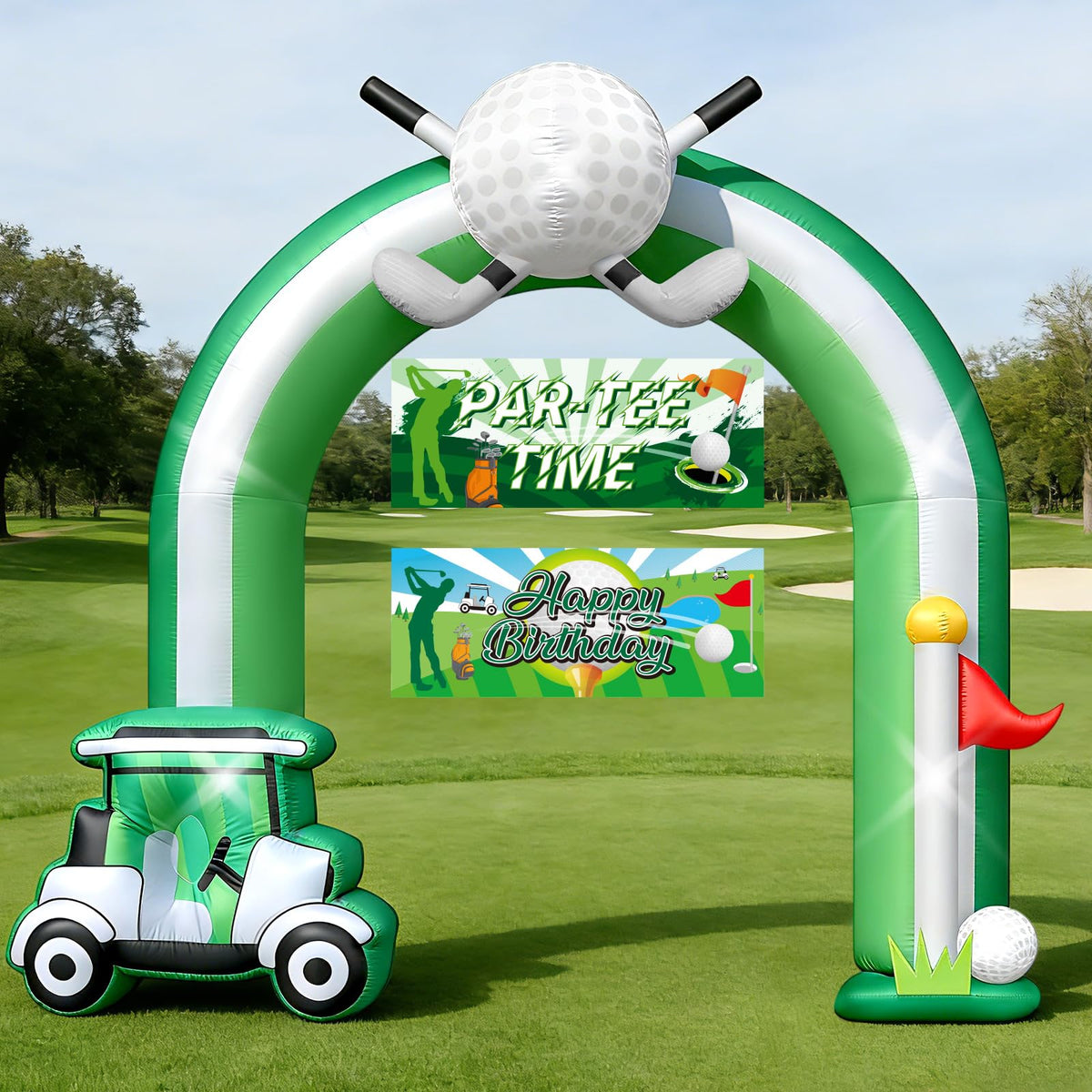 Eyourlife 9ft golf arch decor for eye-catching event