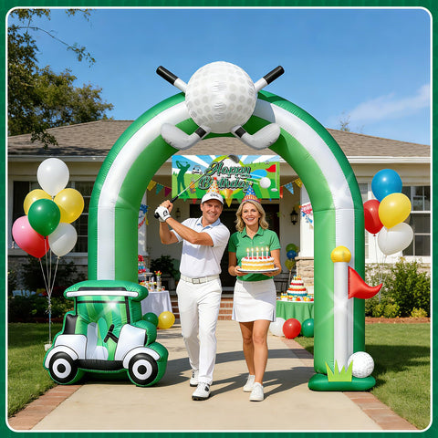Eyourlife outdoor 9ft golf arch suitable for stadiums and venues