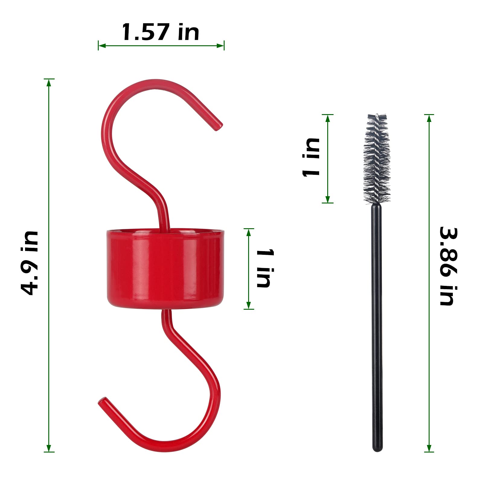 Eyrosa compact design measures 5 inches tall by 1.6 inches wide.