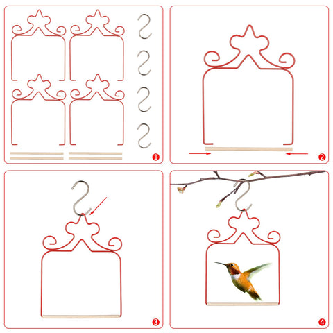 Eyrosa rust-resistant metal frame for lasting garden decor.
