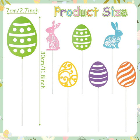 EYxsaxenk second bunny planter stake brings charm to garden beds and containers.