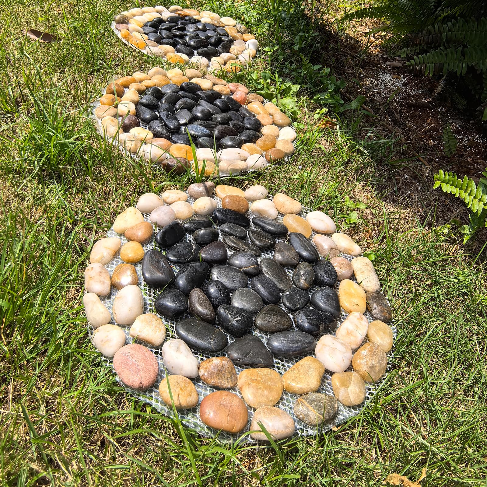EYZH stepping stones durable for outdoor use in any weather.