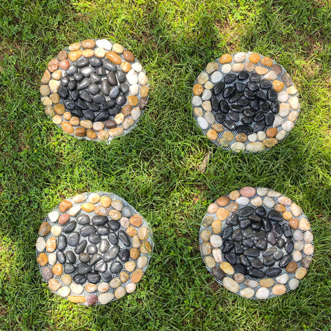 EYZH garden stones offer decorative enhancement for lawns and borders.