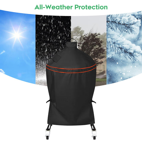 EZ-DONGTENG all-weather coverage keeps your grill dry and ready.