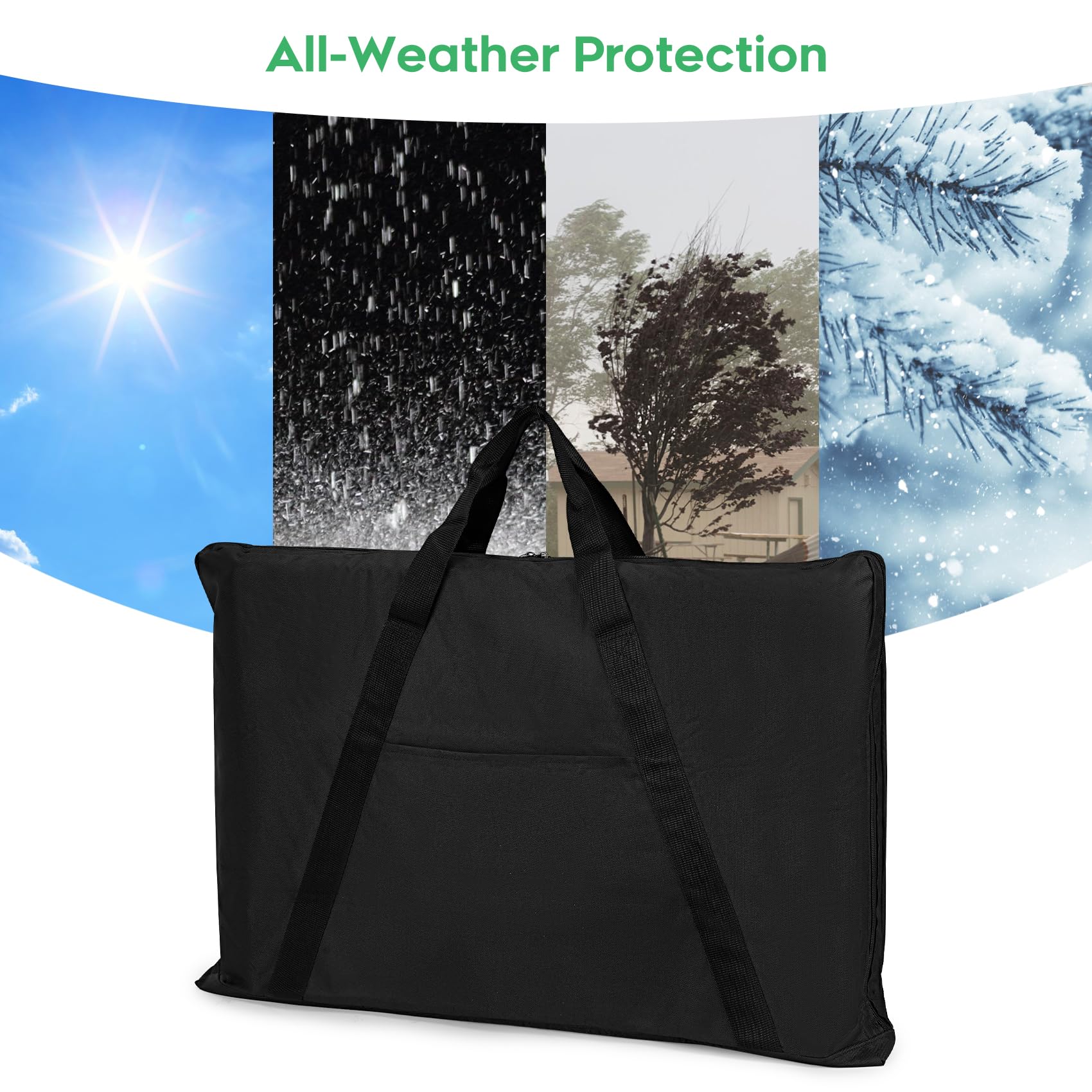 EZ-DONGTENG griddle bag uses waterproof polyester for weather-ready protection.