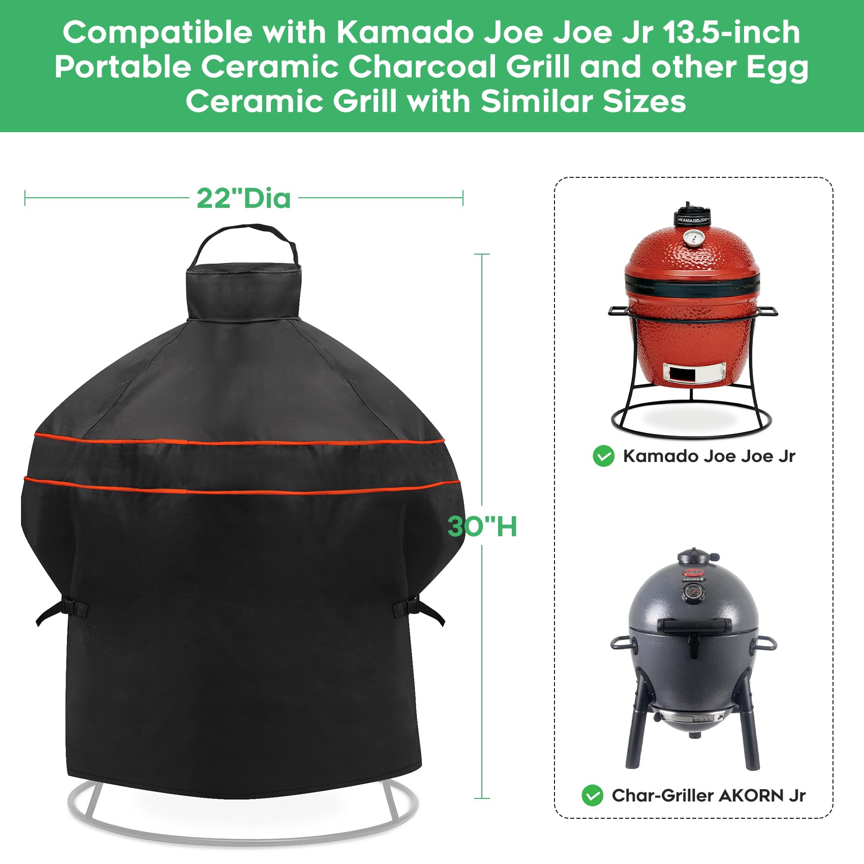 EZ-DONGTENG cover with side straps secures to prevent wind displacement