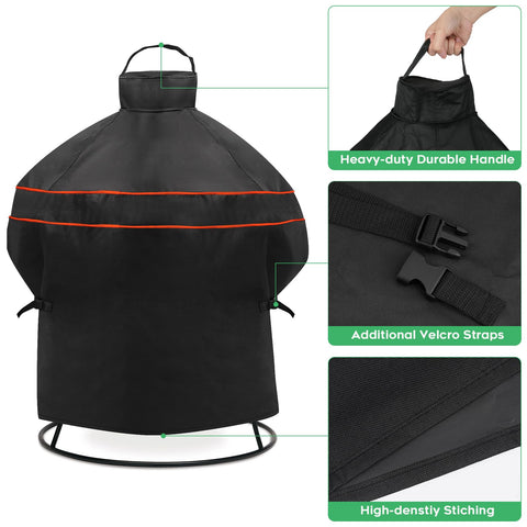 Close-up of waterproof seams on EZ-DONGTENG grill cover