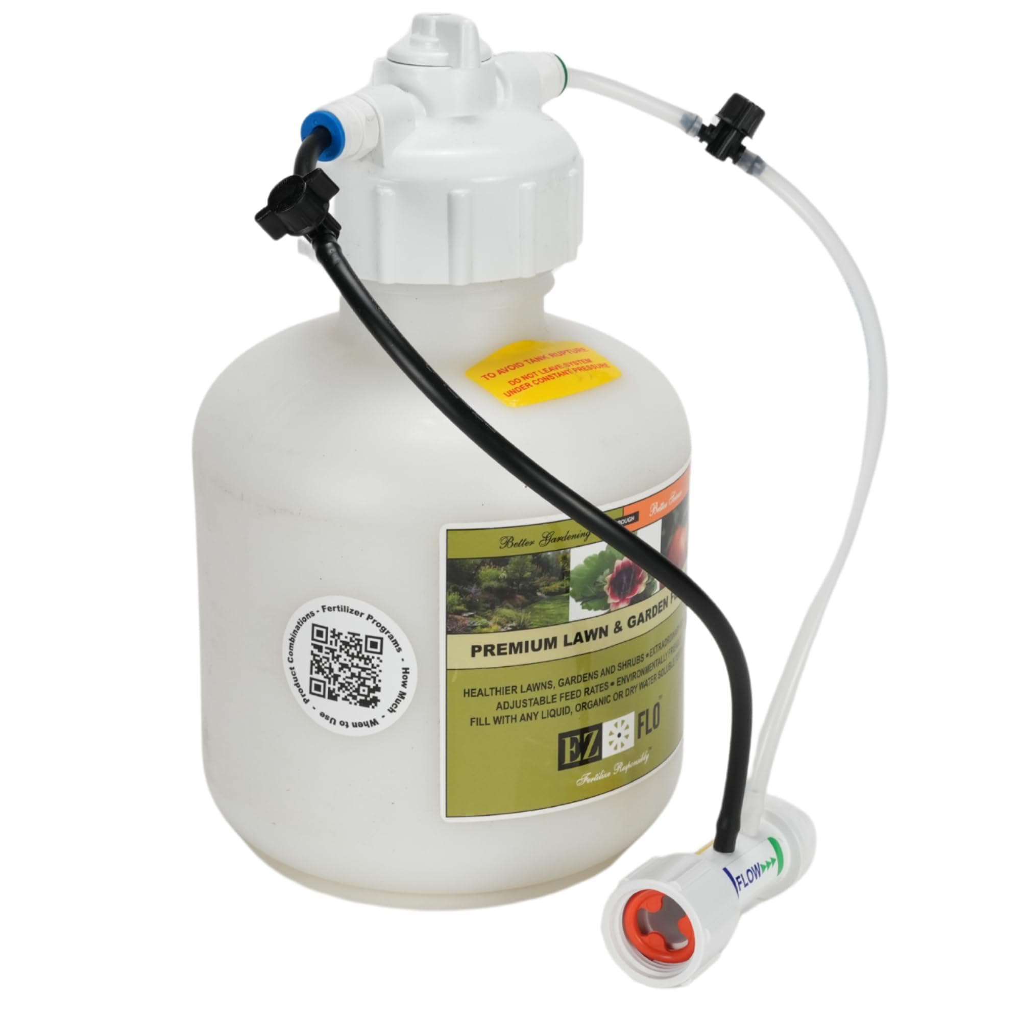 EZ-FLO 2005-HB wide-mouth tank for simple maintenance.