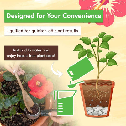 EZ-gro applying fertilizer indoors or outdoors for versatile gardening use.