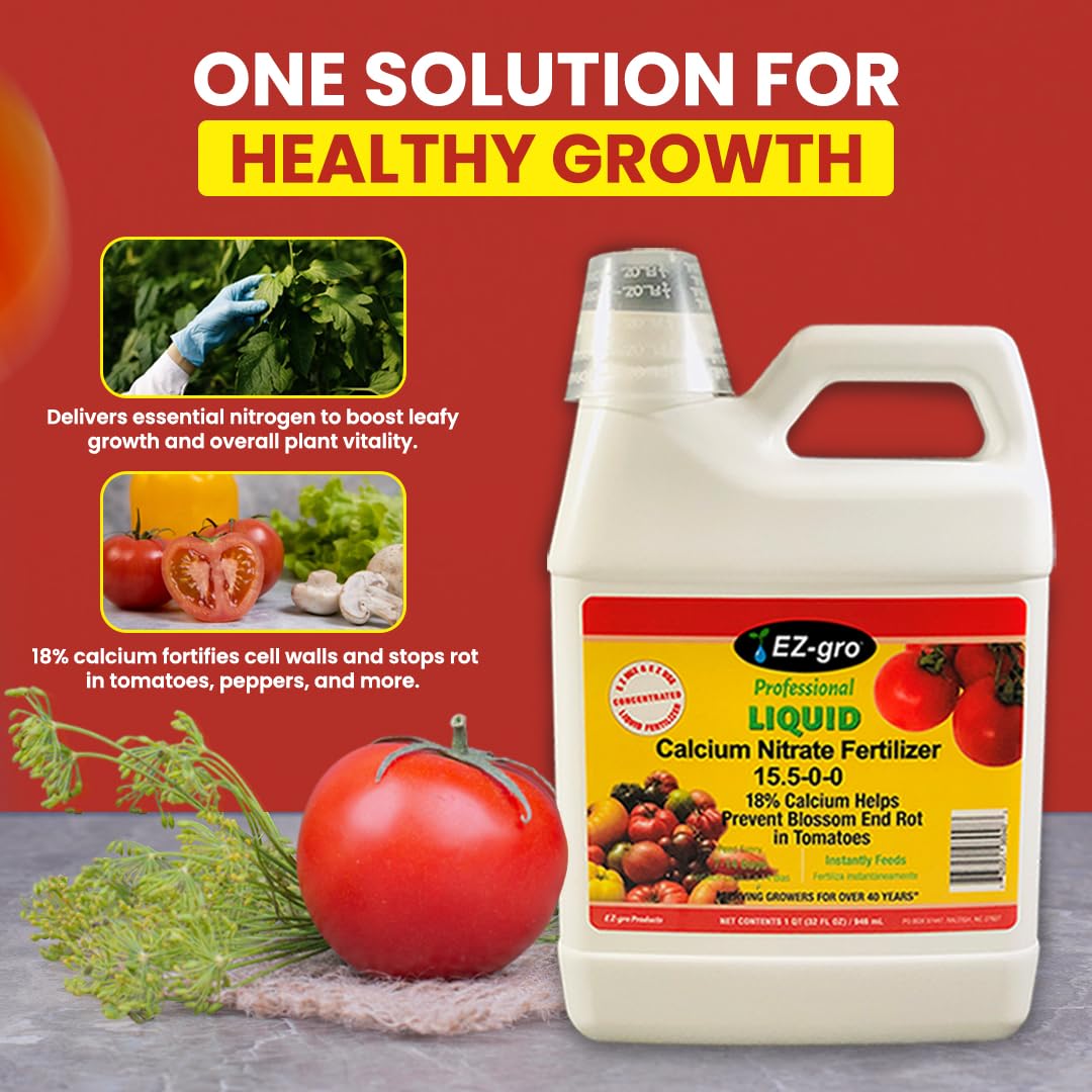 EZ-gro Hydroponic kit with calcium nitrate for balanced nutrient management