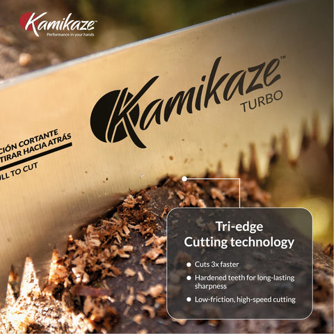 EZ Kut Kamikaze Saw ergonomic non-slip handle reduces fatigue during long pruning sessions