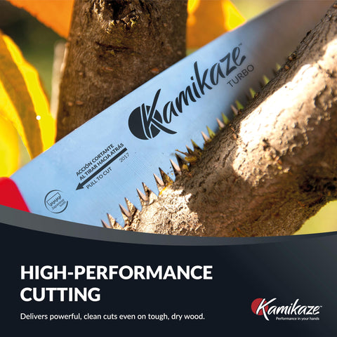 EZ Kut Kamikaze Saw heavy-duty 19.3-inch curved blade enables deep, fast cuts