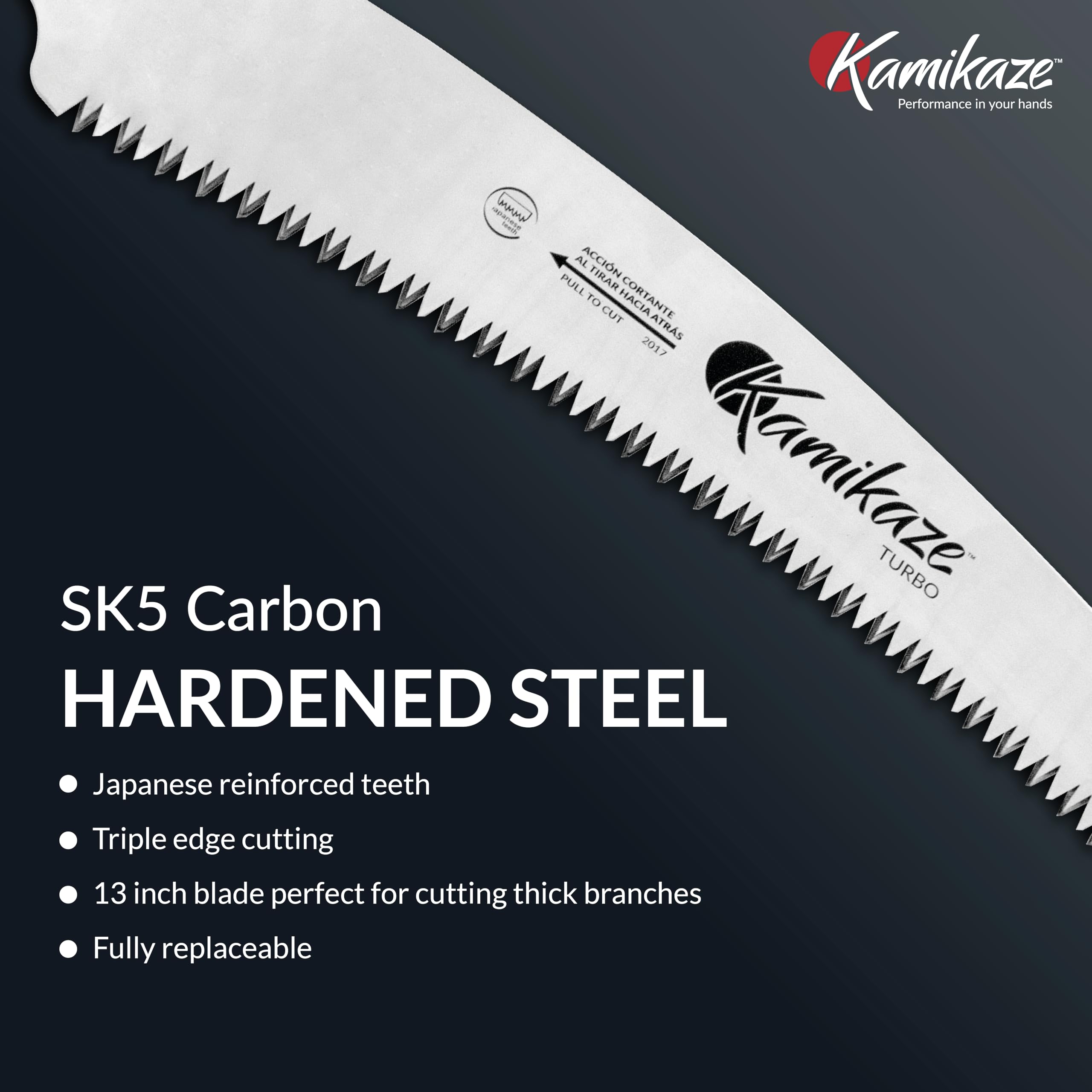 EZ Kut Kamikaze Saw pull-stroke cuts offer precise control