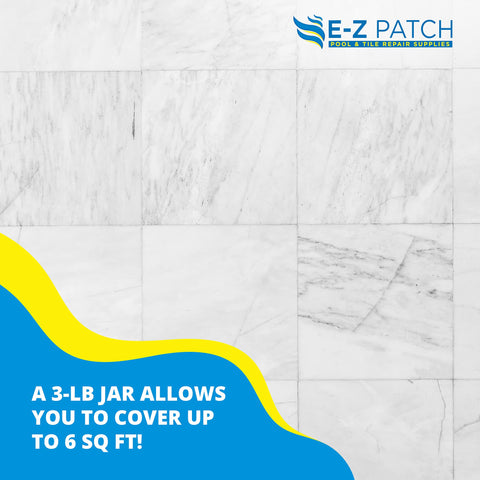 Pool tile edge showing neat white joints with thinset and proper adhesion.