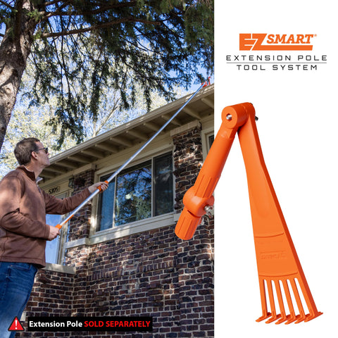 EZ SMART Mini Rake Head designed for rooftops and hard-to-reach spaces.