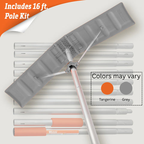 EZ SMART Snow Roof Rake quick-clip system for secure connections