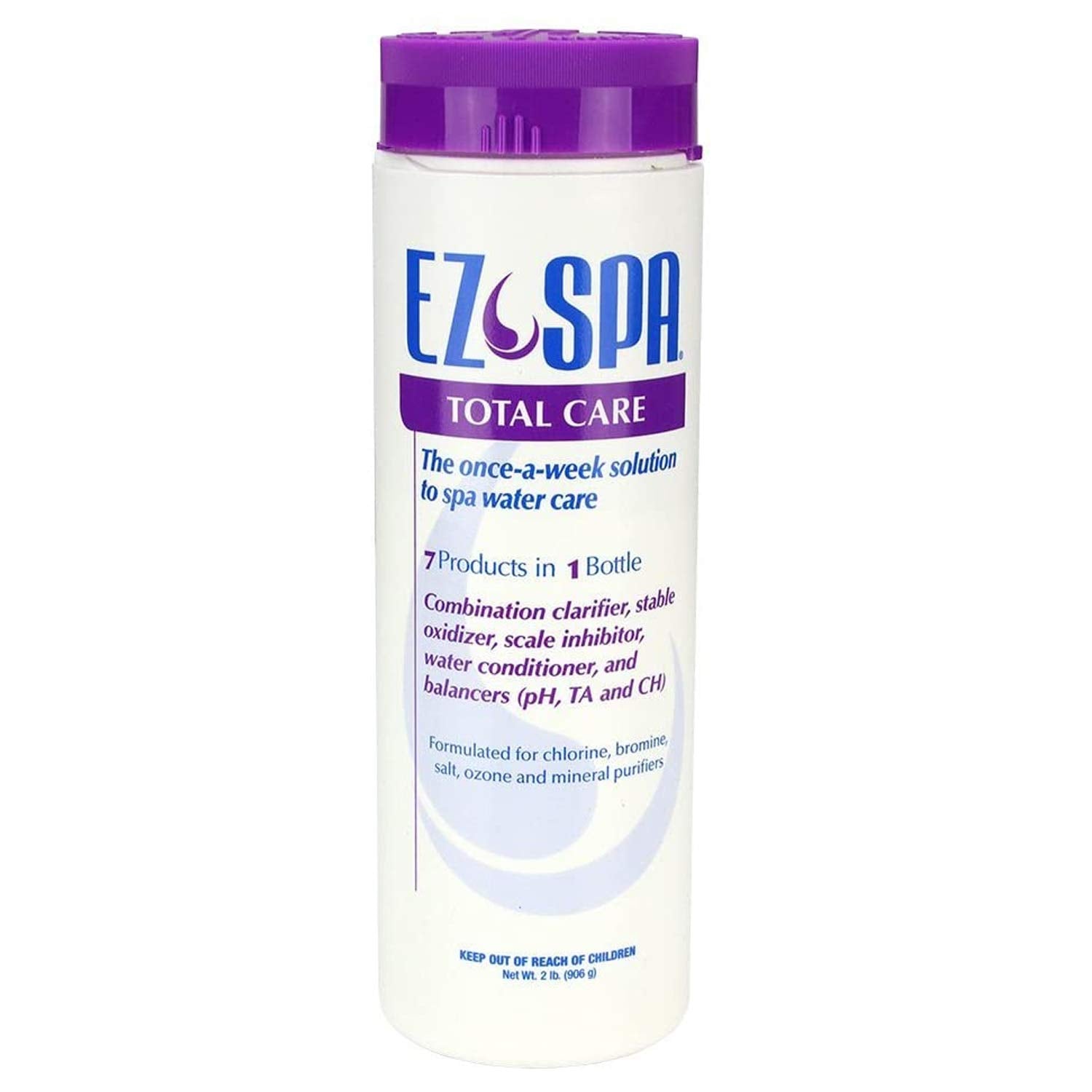 EZ Spa Total Care improves spa clarity and prevents algae for hot tubs.