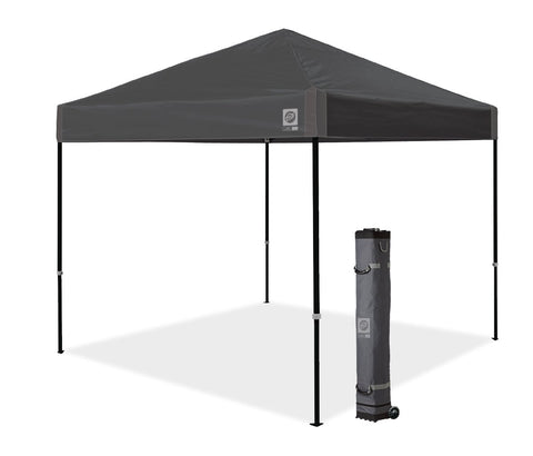 E-Z UP Ambassador 10x10 canopy with extended frame for extra interior space.