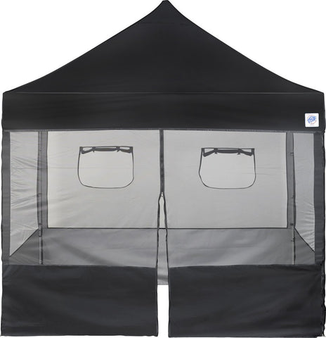 E-Z UP compatible shelters work with a range of straight-leg canopies.