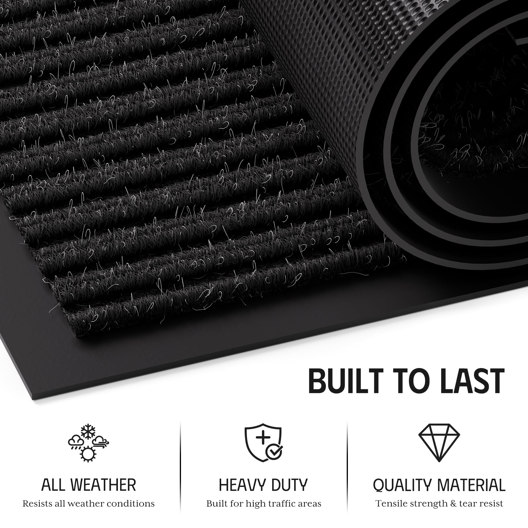 EZ2LIVE absorbent dirt feature highlights entryway cleanliness in busy spaces.