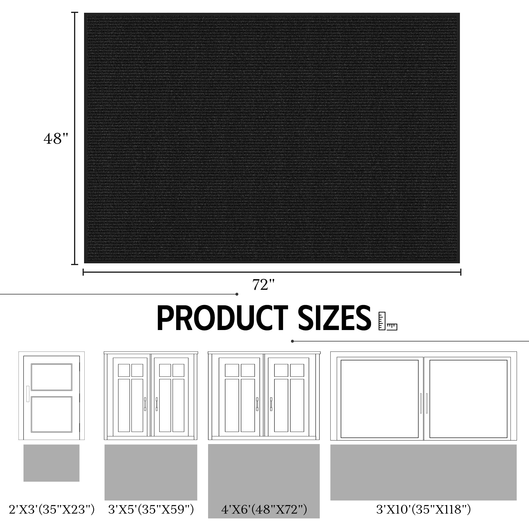 EZ2LIVE non-slip backing close-up shows secure grip on outdoor surfaces.