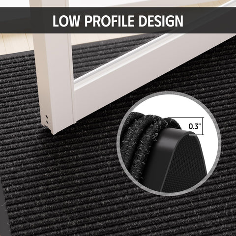 EZ2LIVE wide-application mat installed on porch, balcony, or garage.