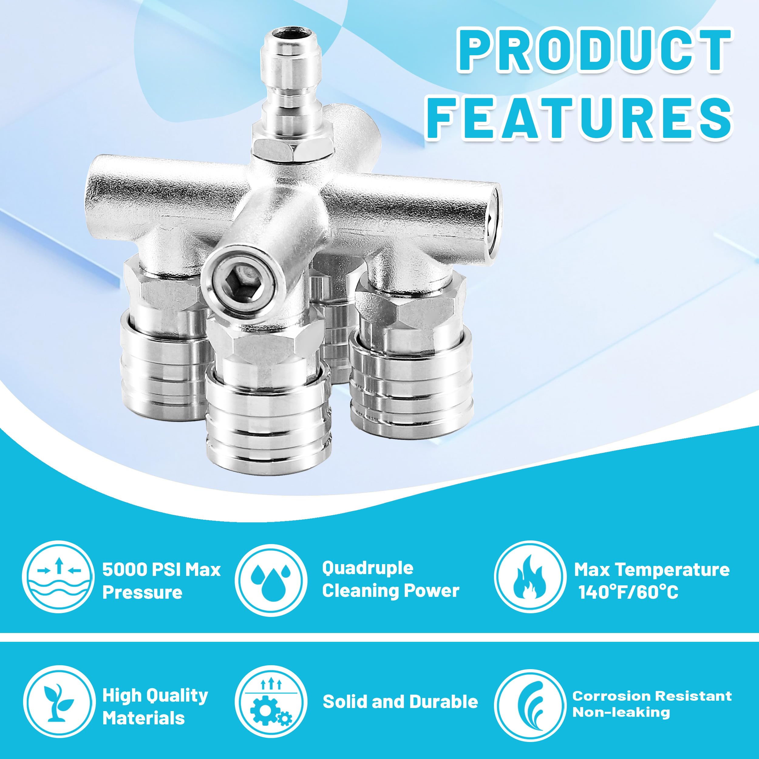 EZALOR 15-degree nozzle for precise edge cleaning