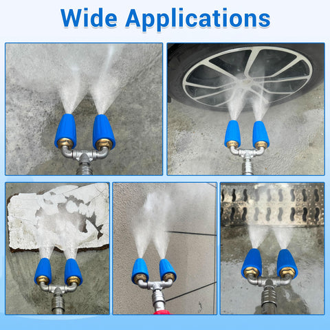 EZALOR Dual Turbo Nozzle corrosion-resistant materials resist leaks and last longer.