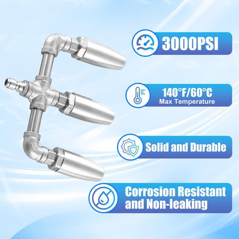EZALOR high-pressure-attachment-3000psi supports demanding cleaning tasks.